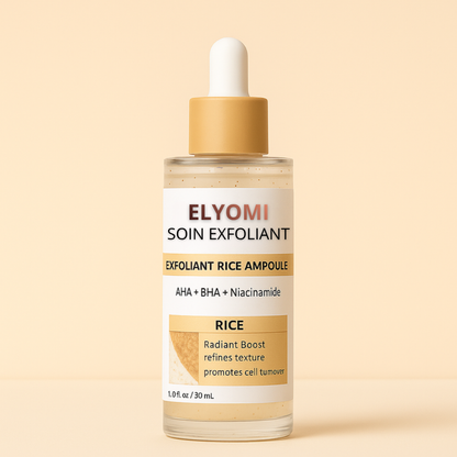 Sérum exfoliant au riz