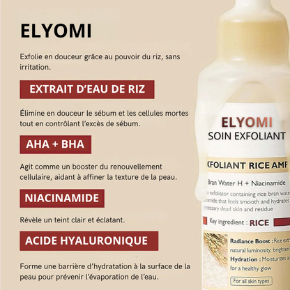Sérum exfoliant au riz
