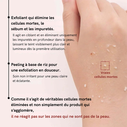 Sérum exfoliant au riz